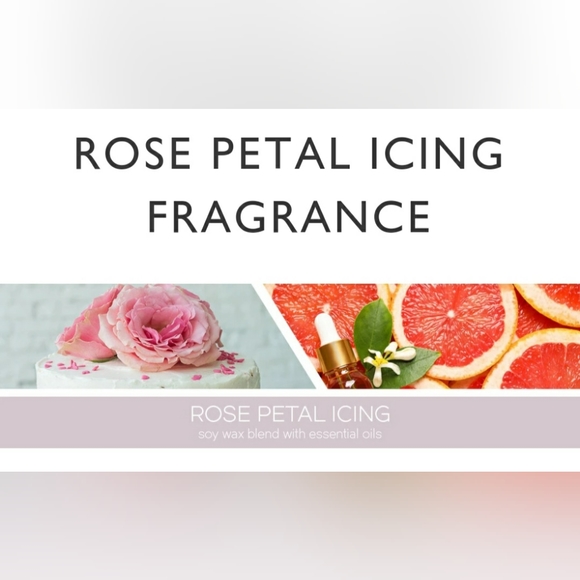 Goose Creek ROSE PETAL ICING Large 3-Wick Candle, 14.5 oz - Picture 5 of 5